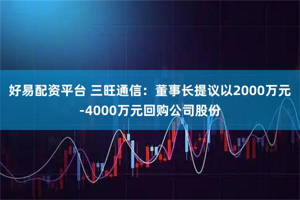 好易配资平台 三旺通信：董事长提议以2000万元-4000万元回购公司股份
