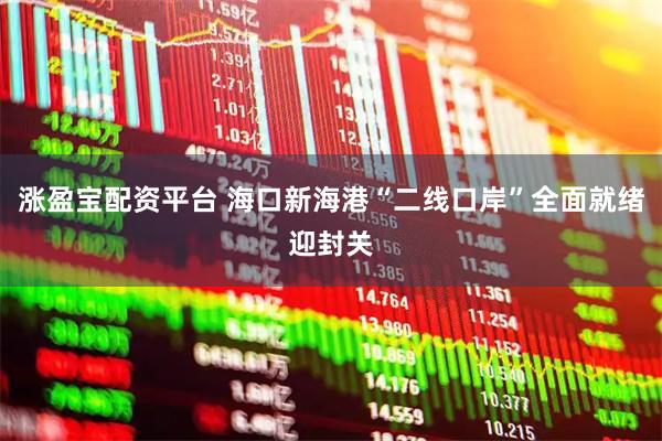 涨盈宝配资平台 海口新海港“二线口岸”全面就绪迎封关