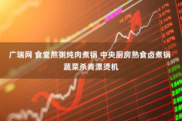 广瑞网 食堂熬粥炖肉煮锅 中央厨房熟食卤煮锅 蔬菜杀青漂烫机